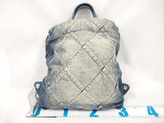 CHANEL CHANEL Backpack CHANEL 22 / CHANEL 22 Backpack Indigo Blue Denim Backpack