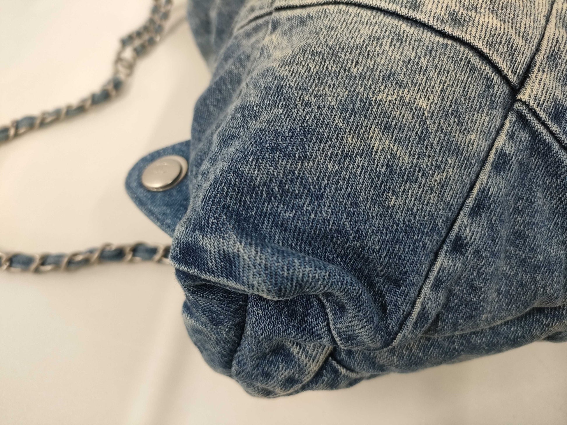 CHANEL CHANEL Backpack CHANEL 22 / CHANEL 22 Backpack Indigo Blue Denim Backpack