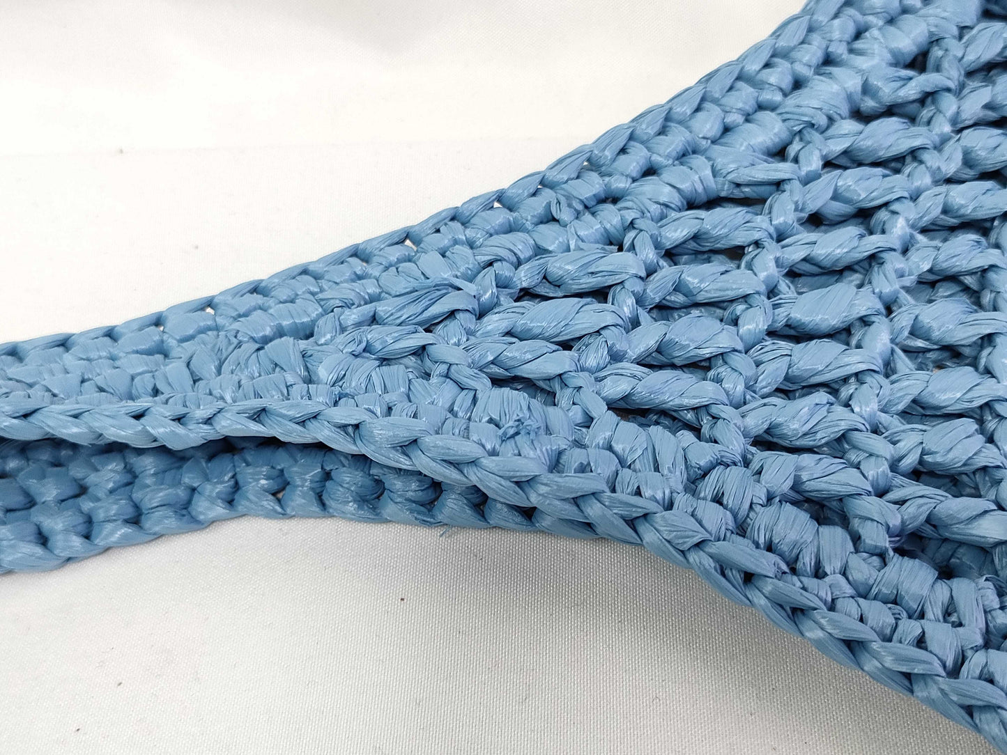 PRADA PRADA Tote Bag Crochet Celeste Handbag