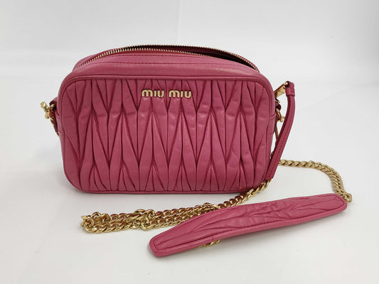Miu Miu Miu Matelasse Shoulder Bag