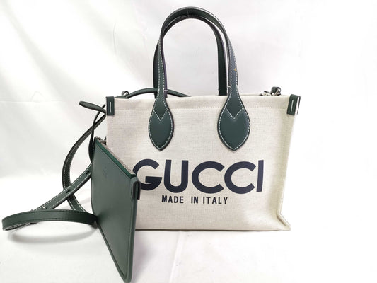 GUCCI GUCCI Tote Bag GUCCI Print Small Tote Bag Handbag