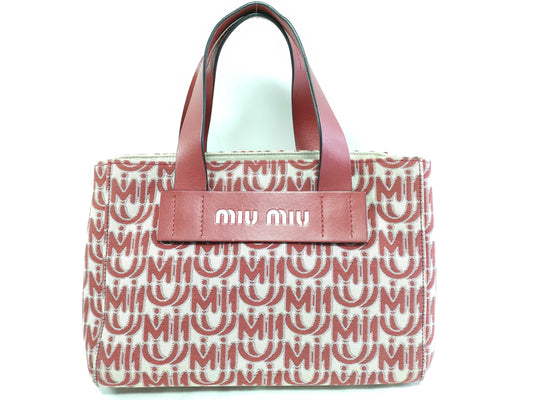 Miu Miu Miu Tote Bag Miu Everywhere Tote Bag