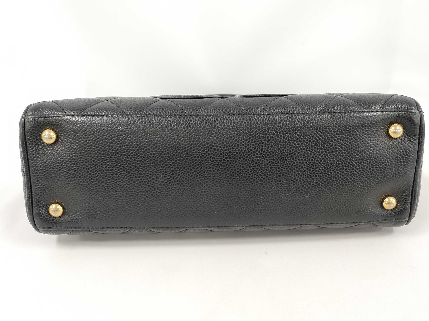 CHANEL CHANEL Matelasse Handbag A20996 Caviar Skin Black Handbag