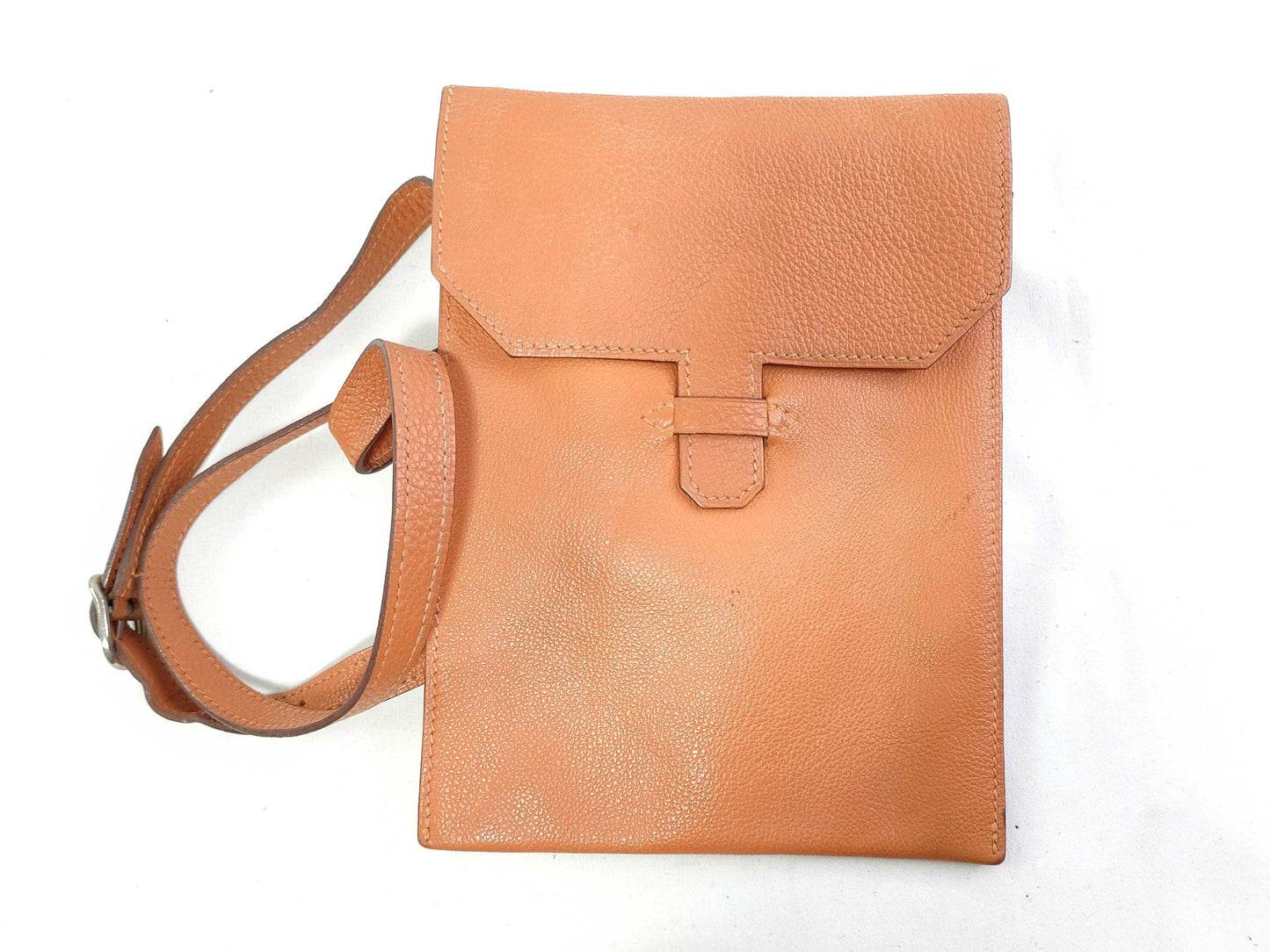 HERMES HERMES Amélie Shoulder Bag, Orange, Ardennes, □D Stamped, Shoulder Bag