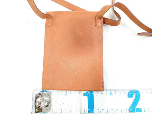 HERMES HERMES Amélie Shoulder Bag, Orange, Ardennes, □D Stamped, Shoulder Bag