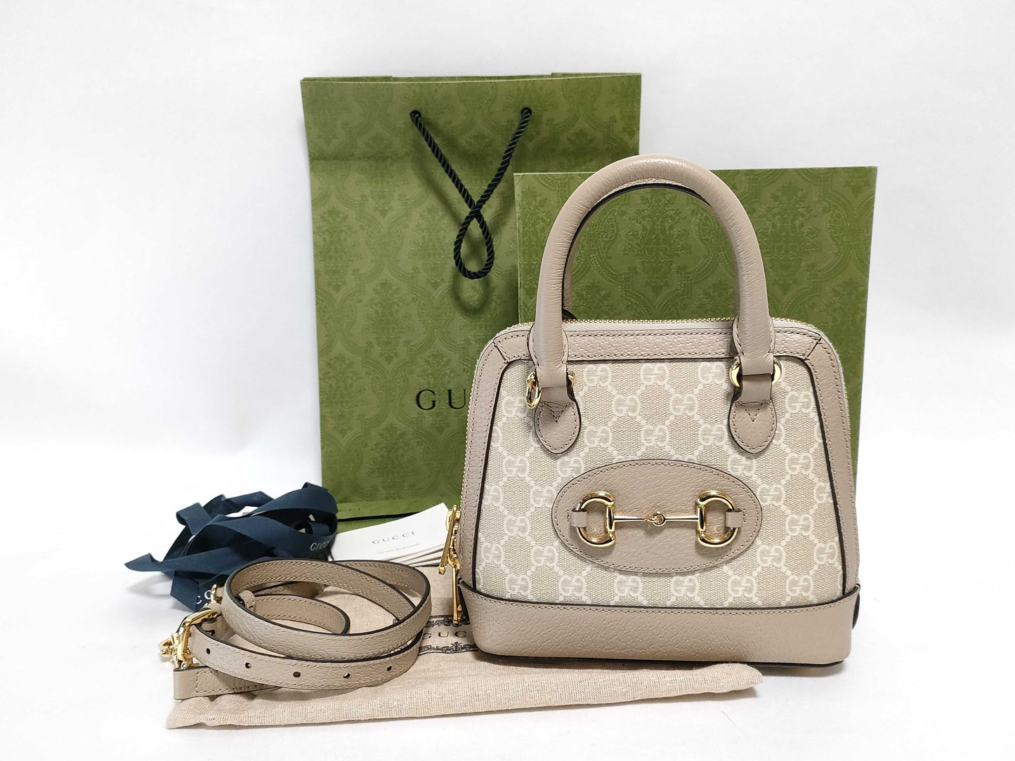 GUCCI GG Horsebit 1955 Handbag