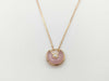 Cartier Amulet Pink Opal 1PD PG Au750 3.0g Necklace
