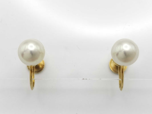 CELINE Pearl Diameter Approx. 6.7-6.8mm 750 2.1g Earrings