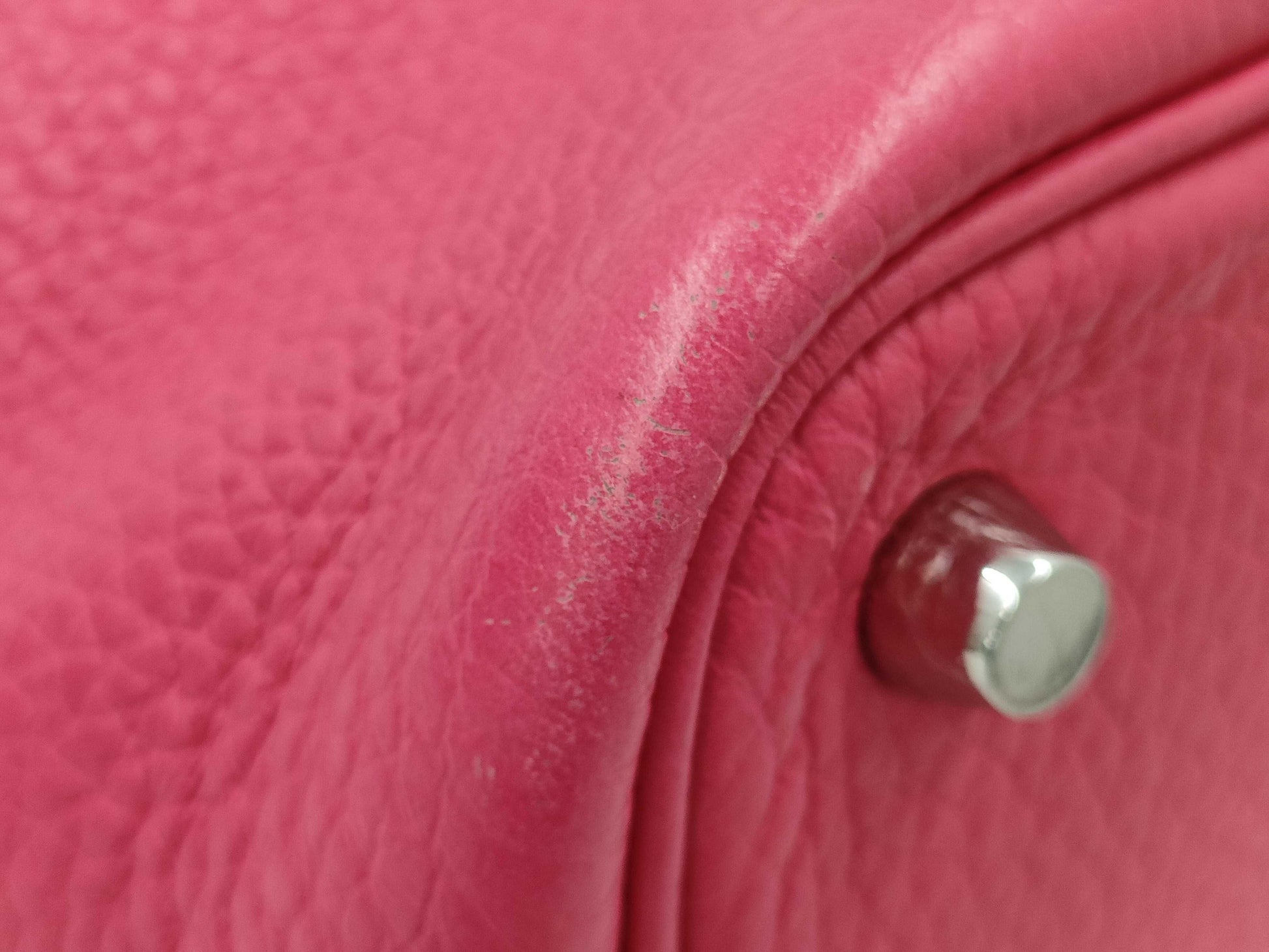 HERMES Picotan Lock Triyon Clemence PM Pink Handbag Handbag