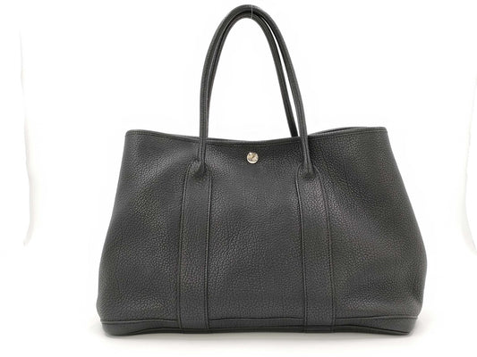 HERMES Garden Party PM Negonda Black Tote Bag