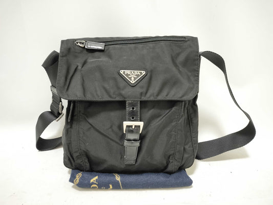 PRADA Nylon PRADA Prada Nylon Shoulder Bag Black Shoulder Bag