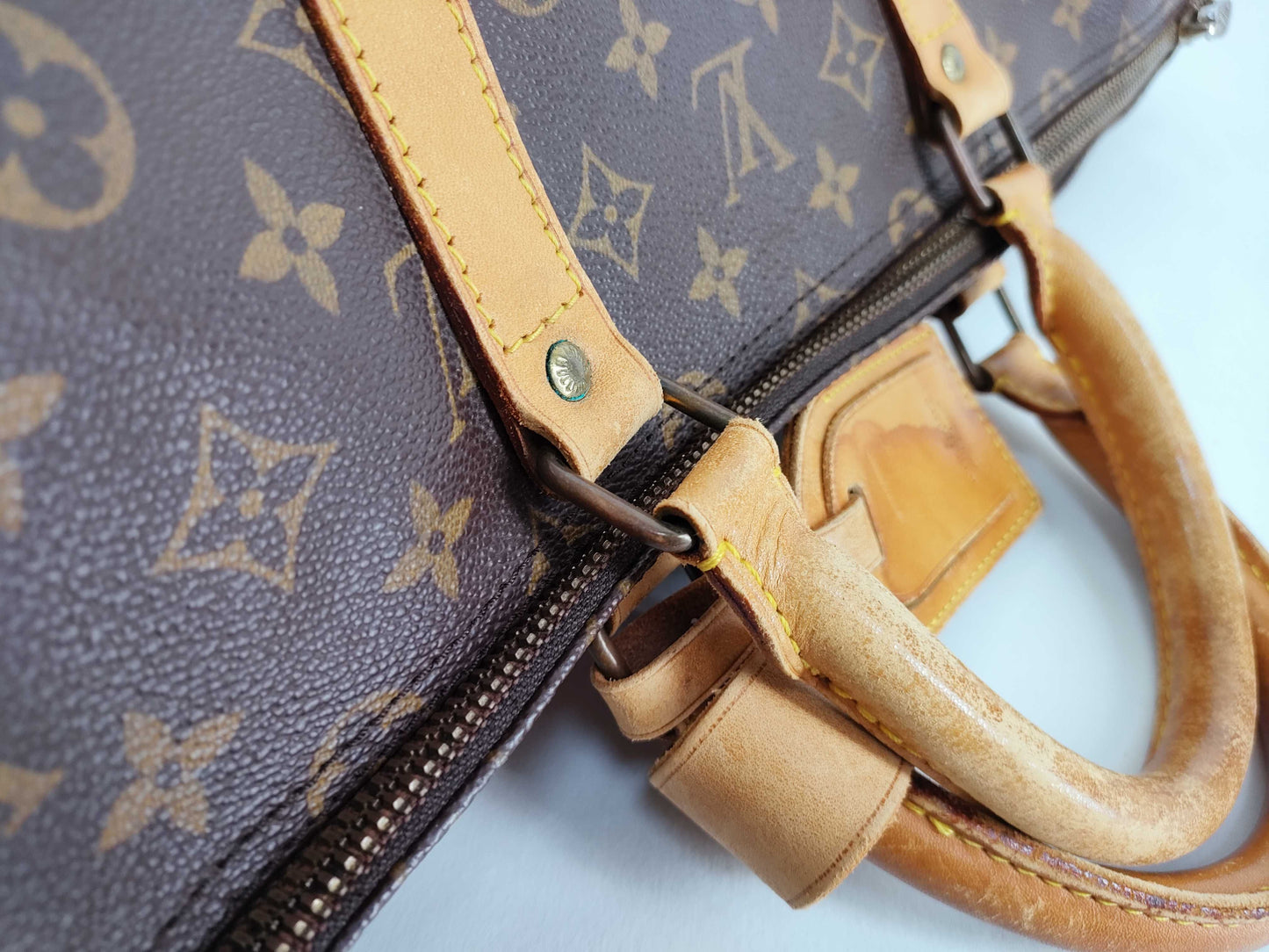 LOUIS VUITTON Monogram Keepall 55 M41424 844SD Boston Bag