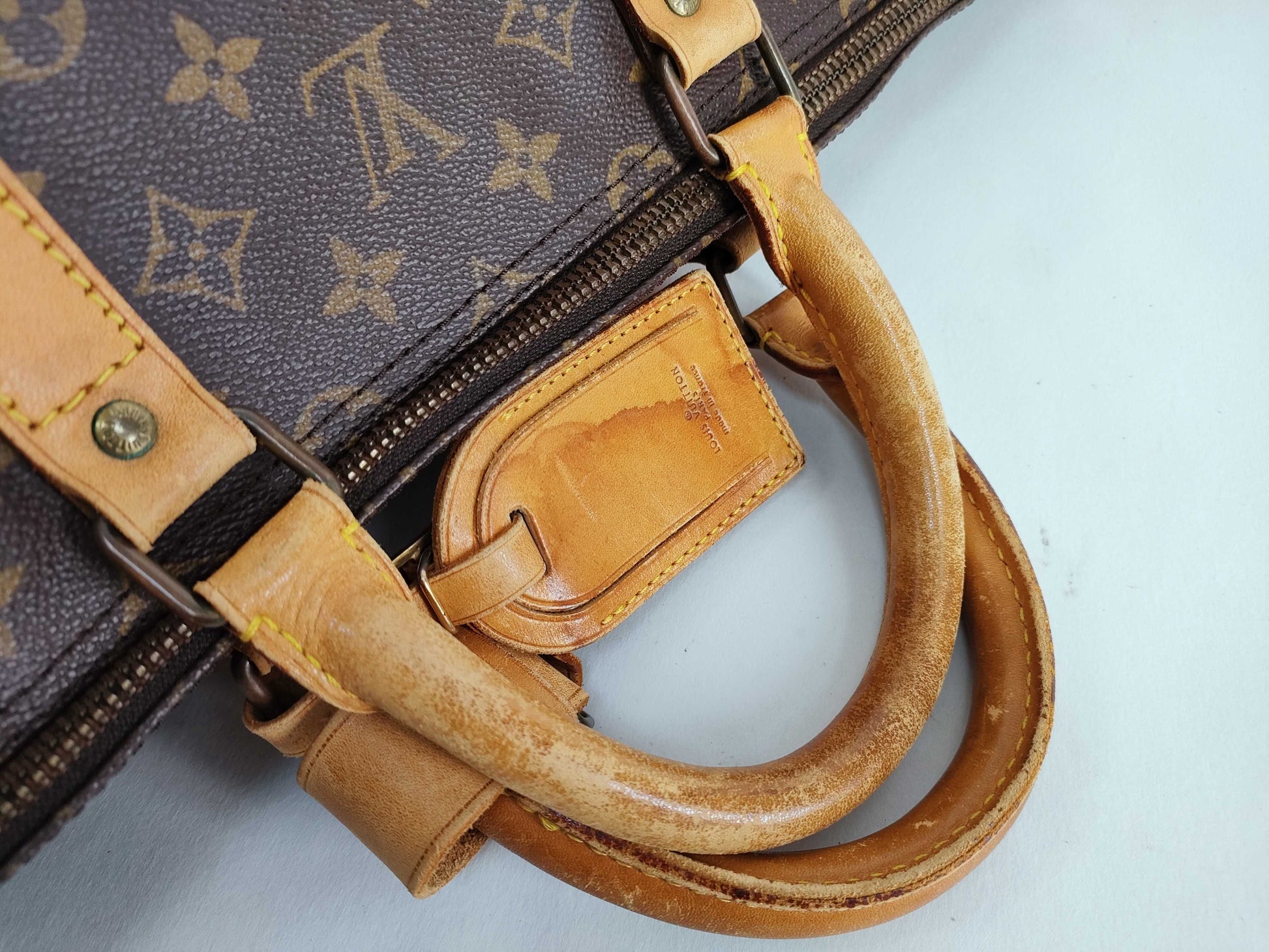 LOUIS VUITTON Monogram Keepall 55 M41424 844SD Boston Bag