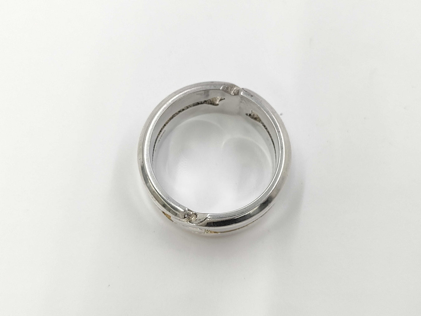 GUCCI Gucci SV925 Logo Ring Ring