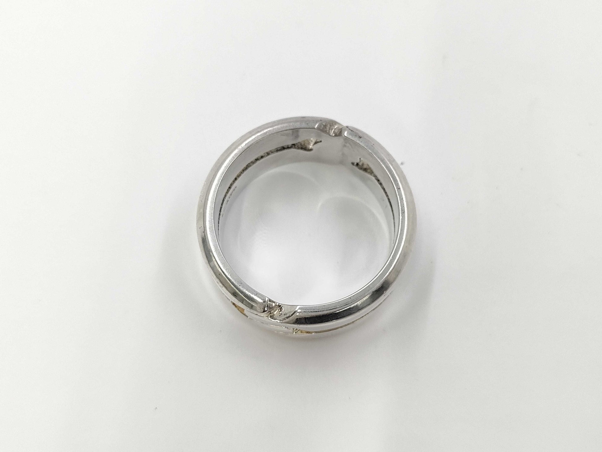 GUCCI Gucci SV925 Logo Ring Ring