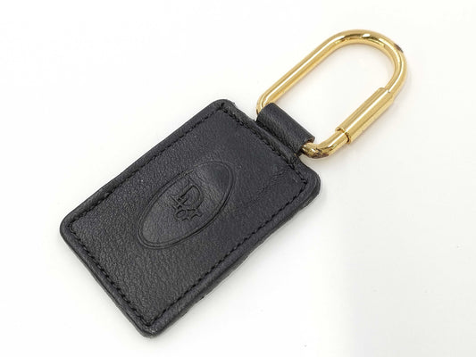 Dior Dior Logo Leather Keychain Keycase Keychain