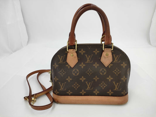 LOUIS VUITTON Louis Vuitton Monogram ALMA BB M46990 RFID Accessories: Shoulder Strap Handbag