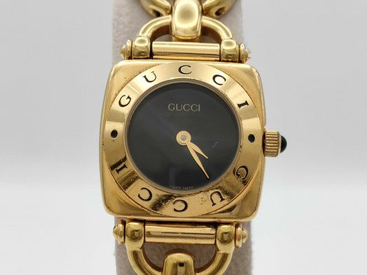 GUCCI 6400L 00174605 Quartz Black Dial Women's Watch