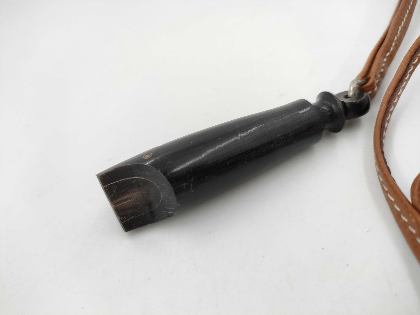 HERMES Buffalo Horn Whistle Necklace Other Accessories