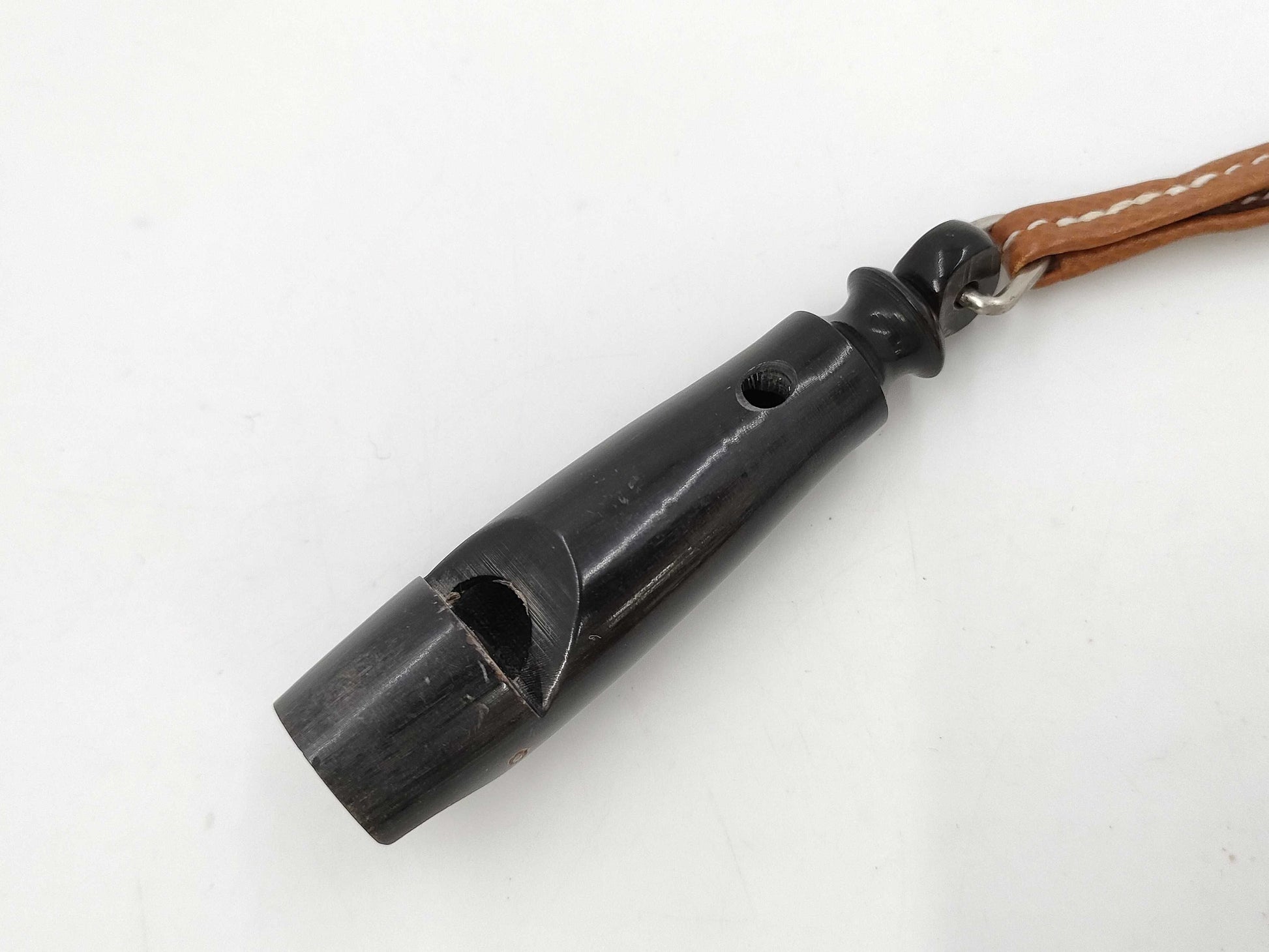 HERMES Buffalo Horn Whistle Necklace Other Accessories