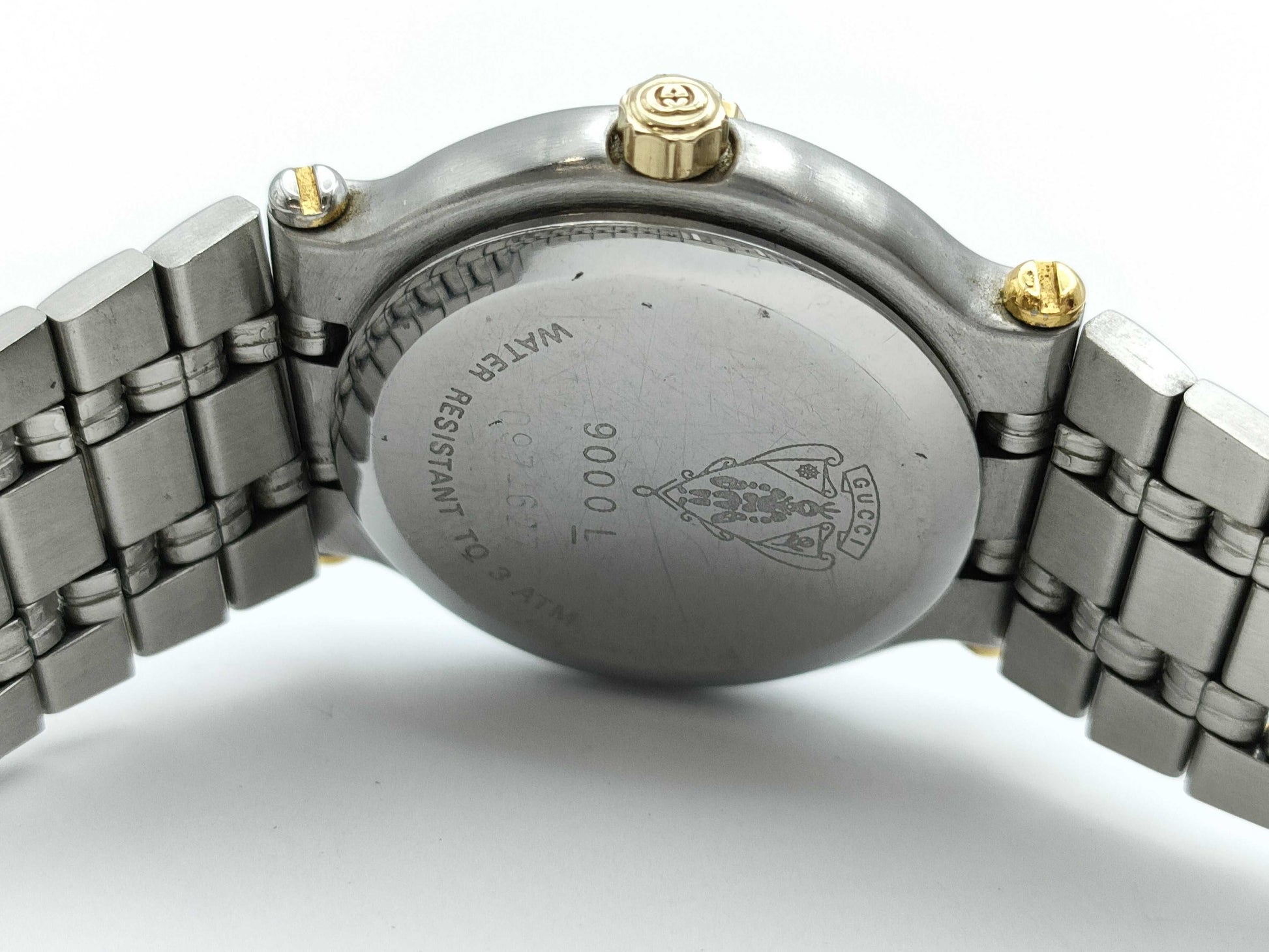 GUCCI 9000L 097-627 Quartz Ivory Dial Women's Watch