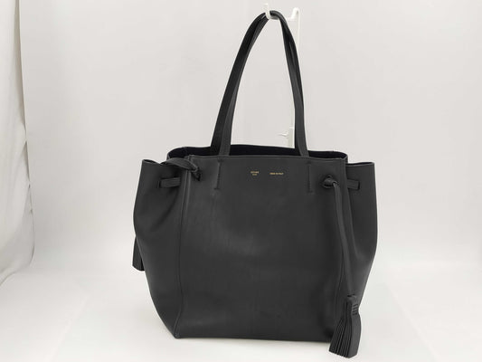 CELINE Hippo Phantom Small Leather Black Tote Bag