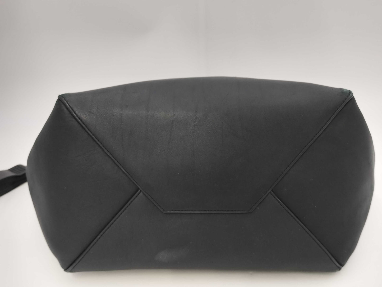 CELINE Hippo Phantom Small Leather Black Tote Bag