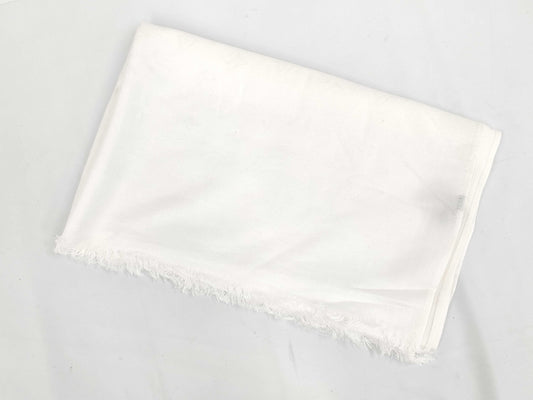 LOUIS VUITTON Monogram Stole White with Tag Other Apparel
