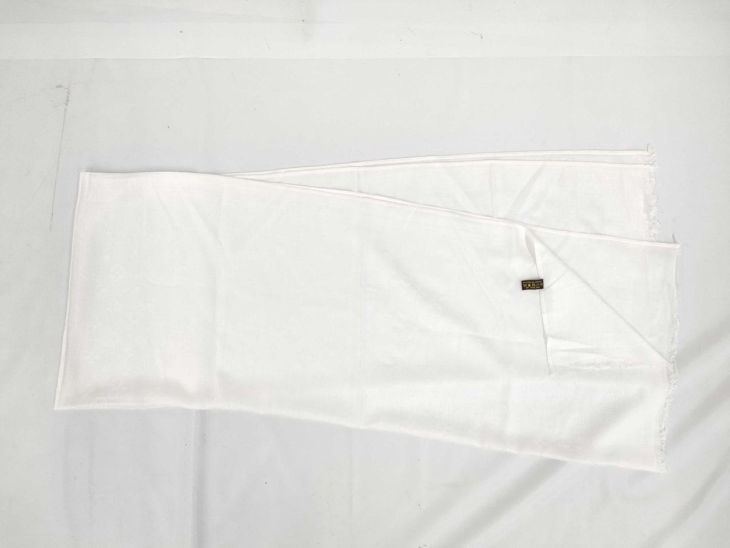 LOUIS VUITTON Monogram Stole White with Tag Other Apparel