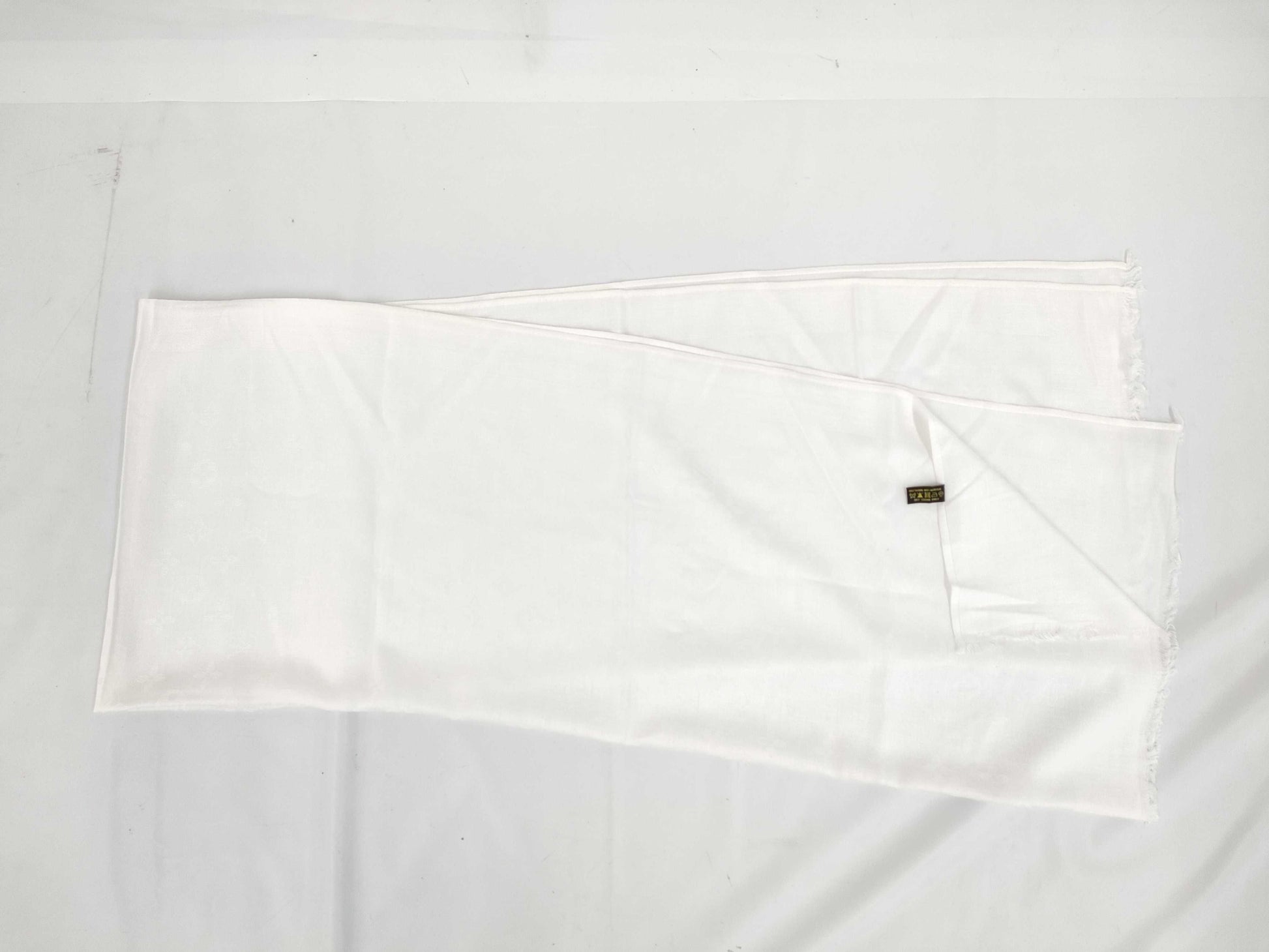 LOUIS VUITTON Monogram Stole White with Tag Other Apparel