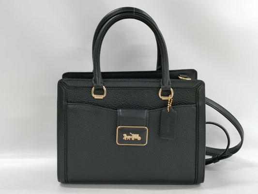 COACH 2-Way Bag CC141 Black Accessories: Shoulder Strap Handbag