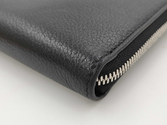 BALENCIAGA Round Zipper Long Wallet Black 594317 Accessories: Box Storage Bag Wallet