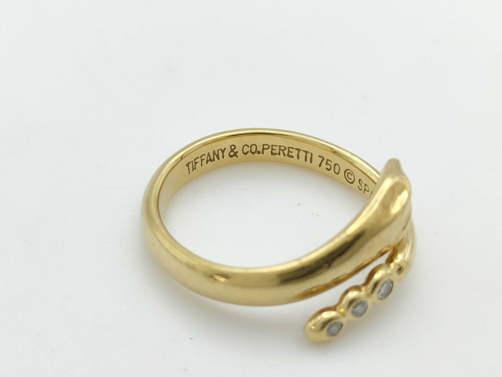 Tiffany & Co. Snake 3PD 750 4.3g Ring