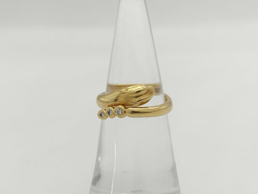 Tiffany & Co. Snake 3PD 750 4.3g Ring