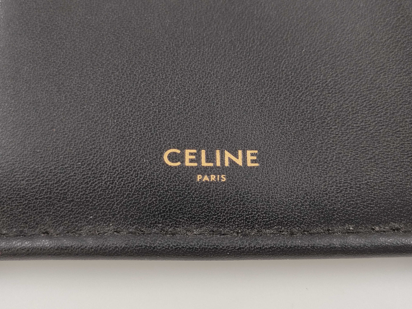 CELINE Triomphe Necklace Accessories: Leather Case Necklace