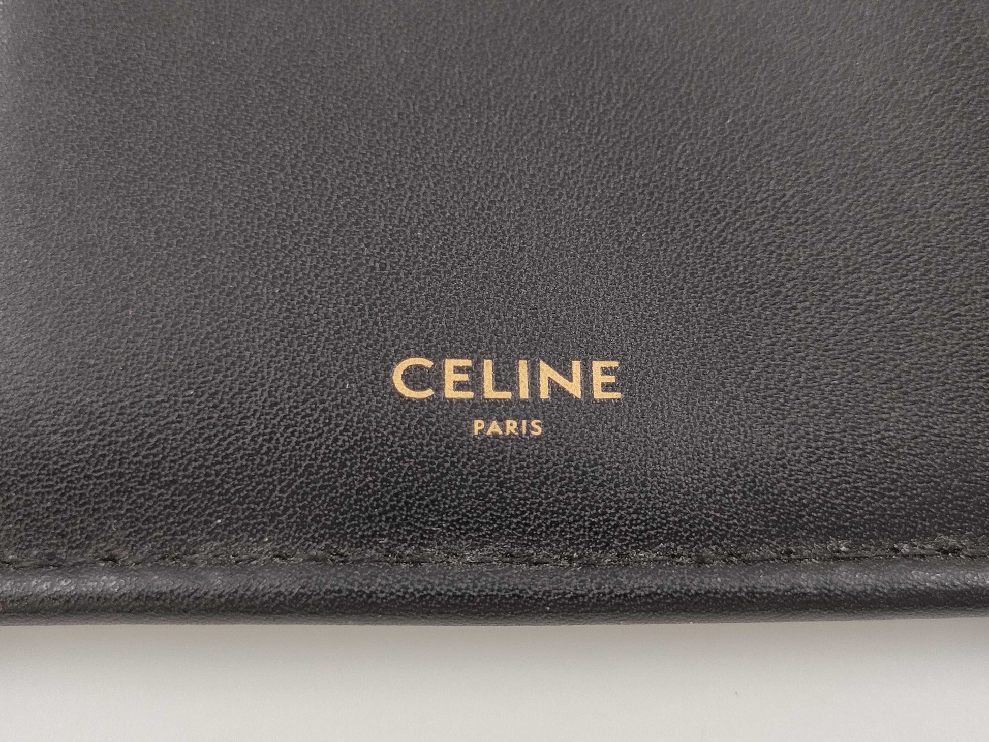 CELINE Triomphe Necklace Accessories: Leather Case Necklace
