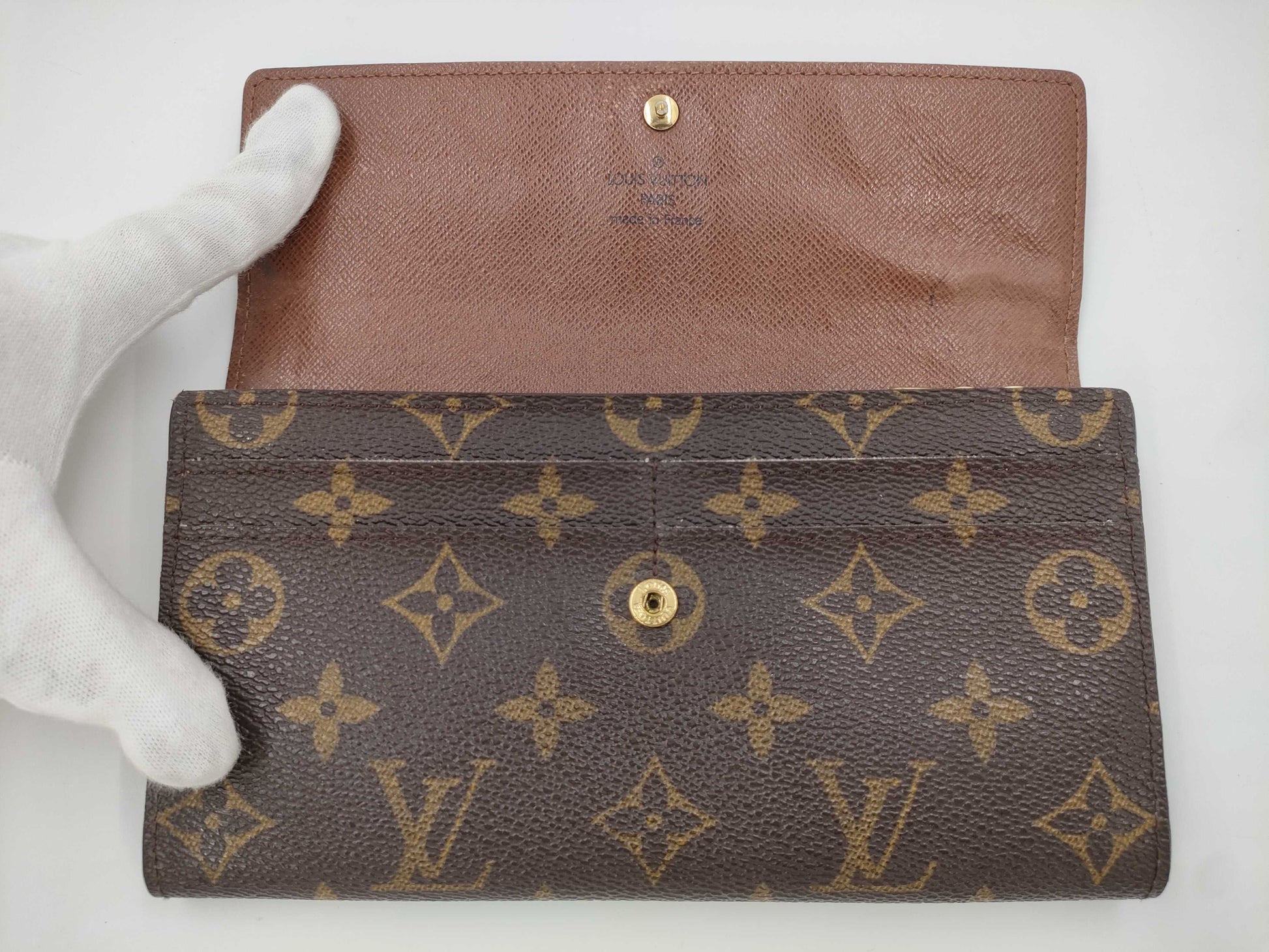 LOUIS VUITTON Louis Vuitton Monogram Portefeuille Sara M61734 Wallet