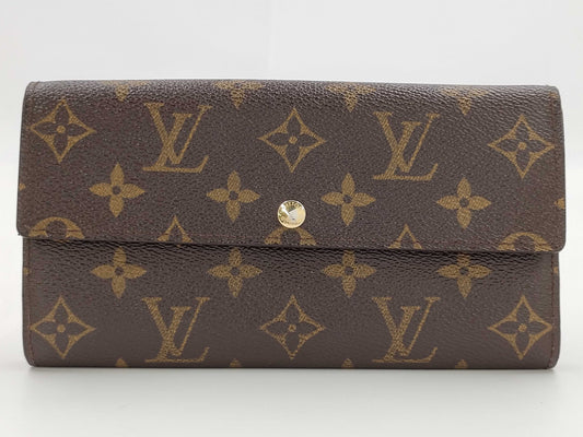 LOUIS VUITTON Louis Vuitton Monogram Portefeuille Sara M61734 Wallet