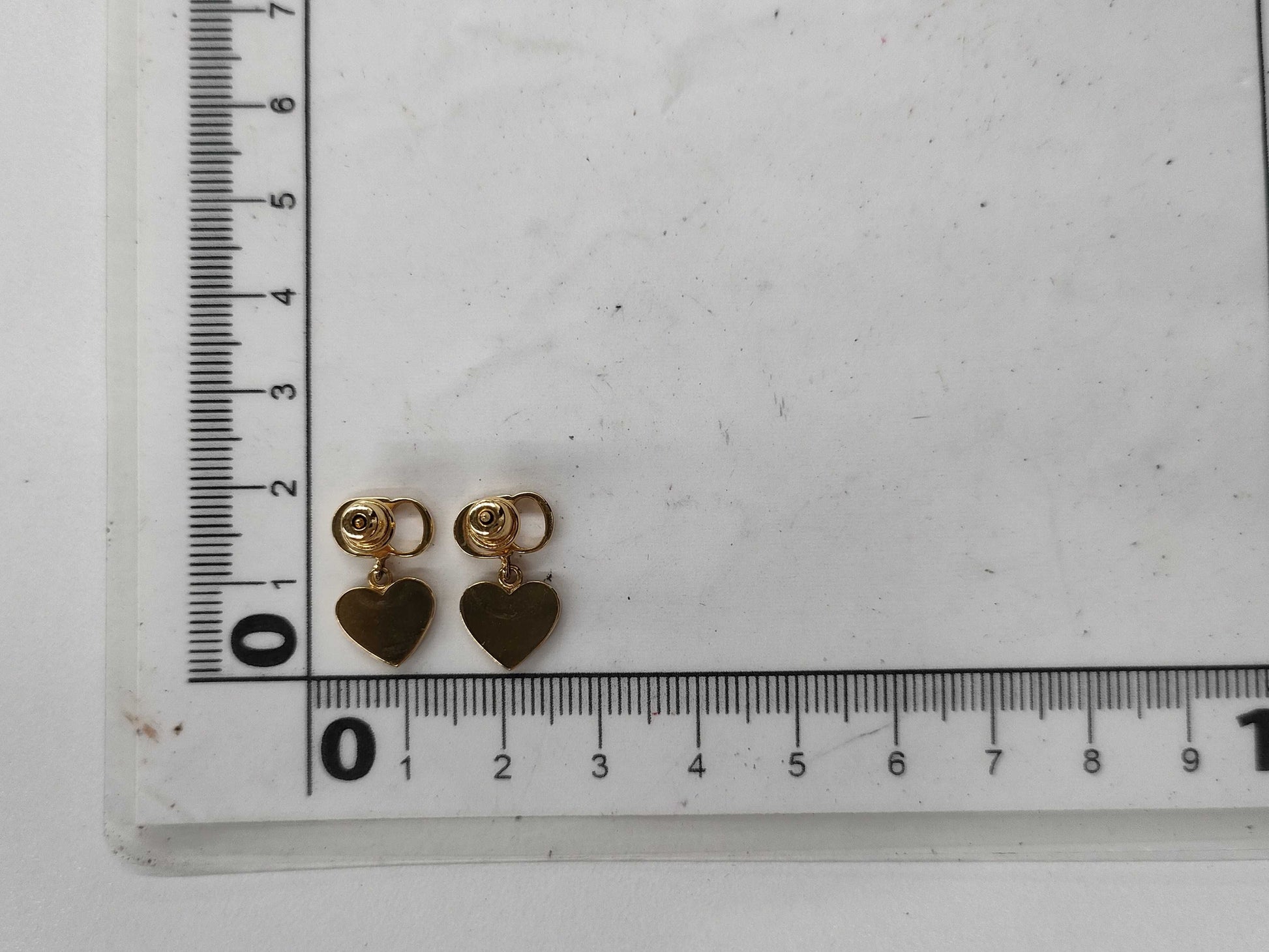 Dior Clair D Lune Heart Earrings Accessories: Box Storage Bag Earrings