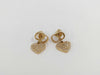 Dior Clair D Lune Heart Earrings Accessories: Box Storage Bag Earrings