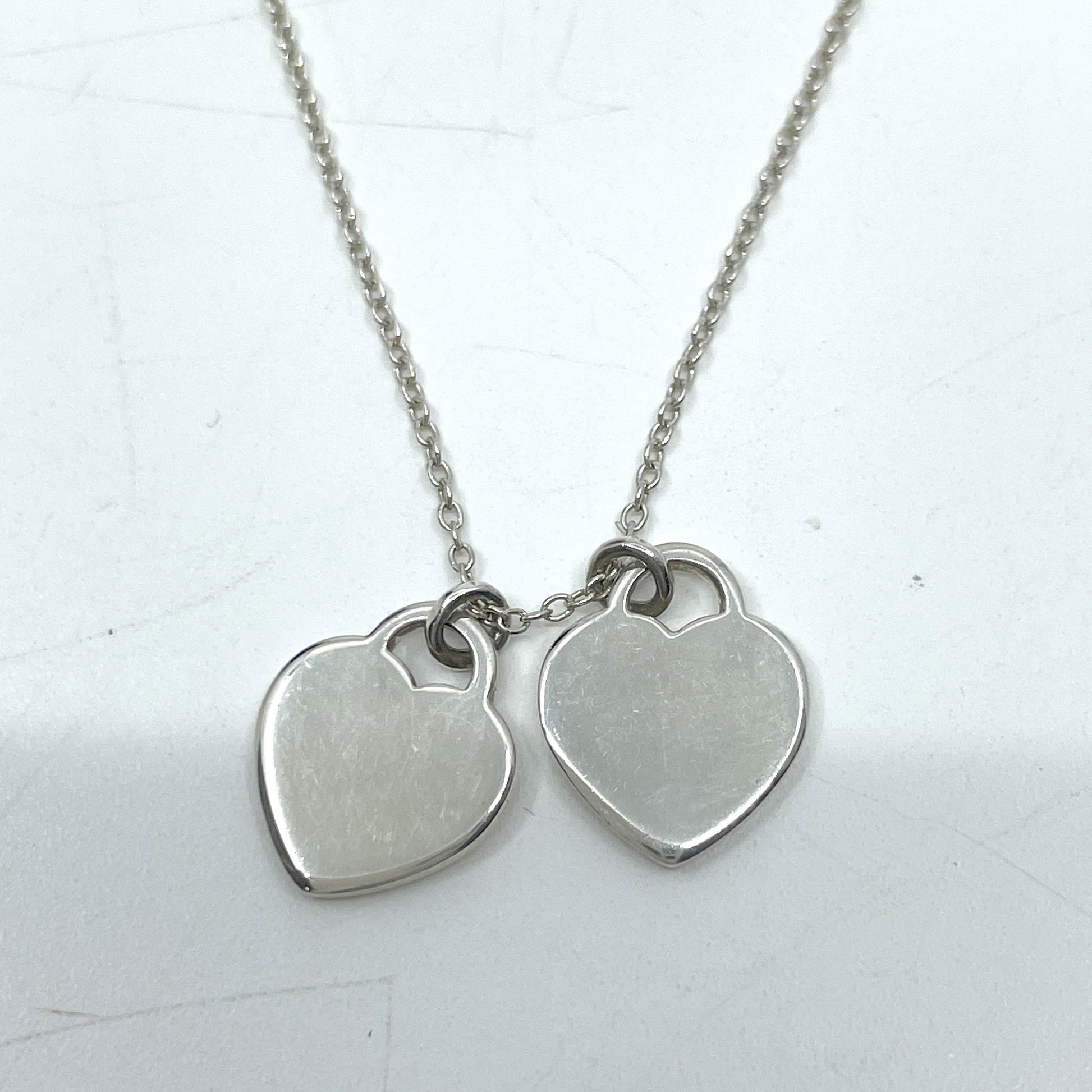 Tiffany&Co. Return to Double Heart Necklace SV925 Necklace