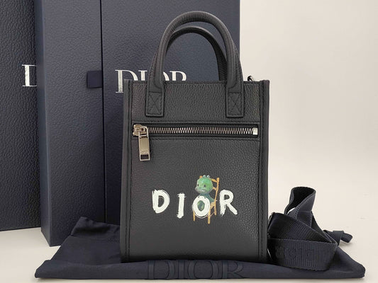 Dior Otani Workshop Collaboration Green Monster 2way Mini Tote Bag Shoulder Bag Tote Bag
