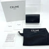 CELINE Leather Key Case 6 Strands Black Key Case Keychain