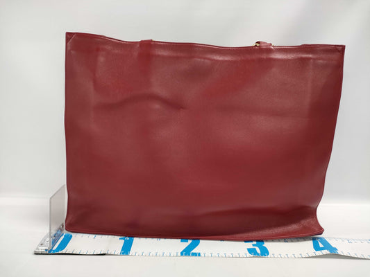 CHANEL Chain Tote Red Tote Bag