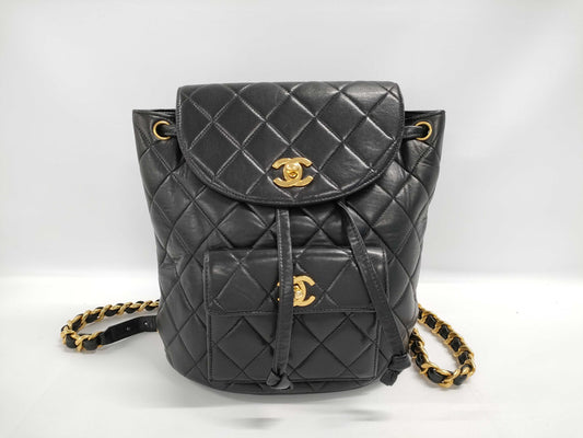 CHANEL Lambskin Matelasse Backpack