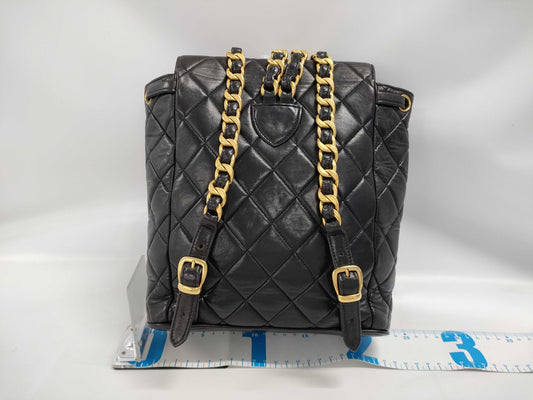 CHANEL Double Turn Lock Backpack