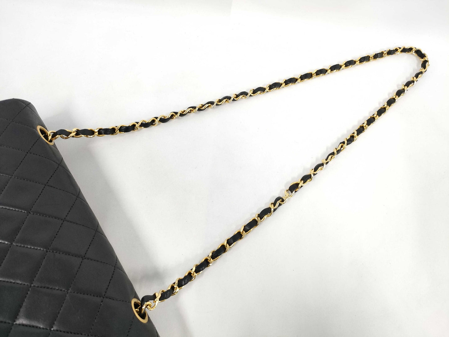 CHANEL Matelasse 25 Double Flap Double Chain Shoulder Bag