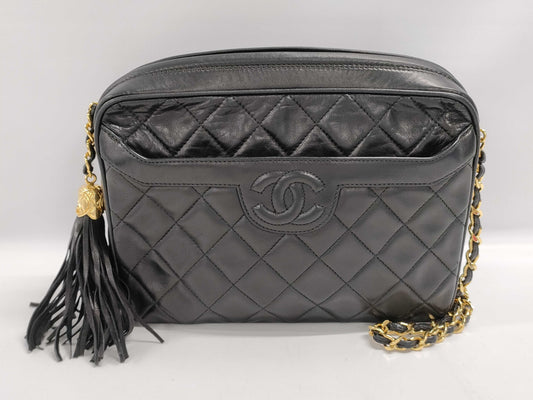 CHANEL Matelasse Fringe Chain Shoulder Bag