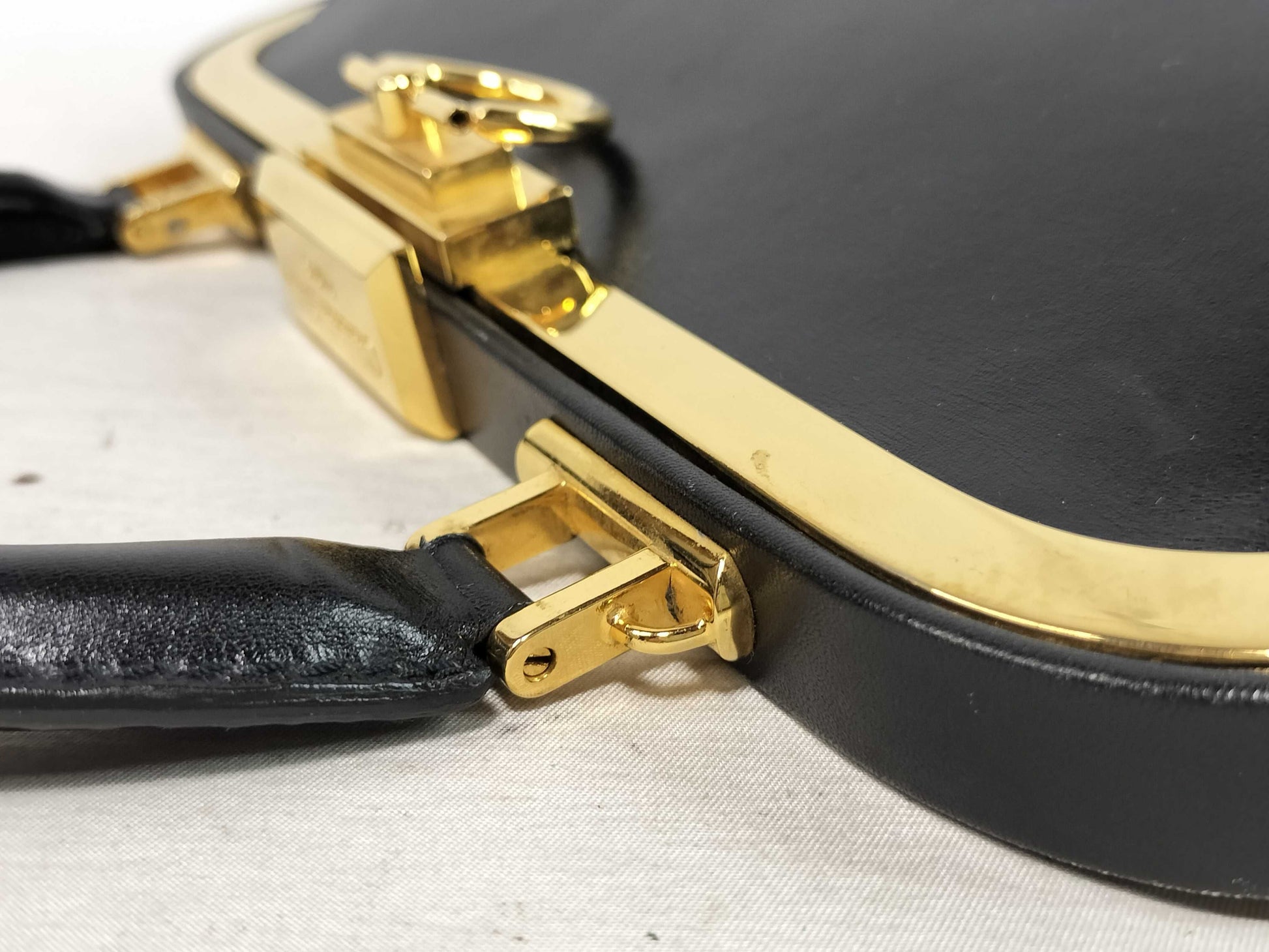 Dior clasp handbag handbag