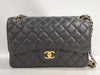 CHANEL Caviar Skin Matelasse w Jumbo Shoulder Bag